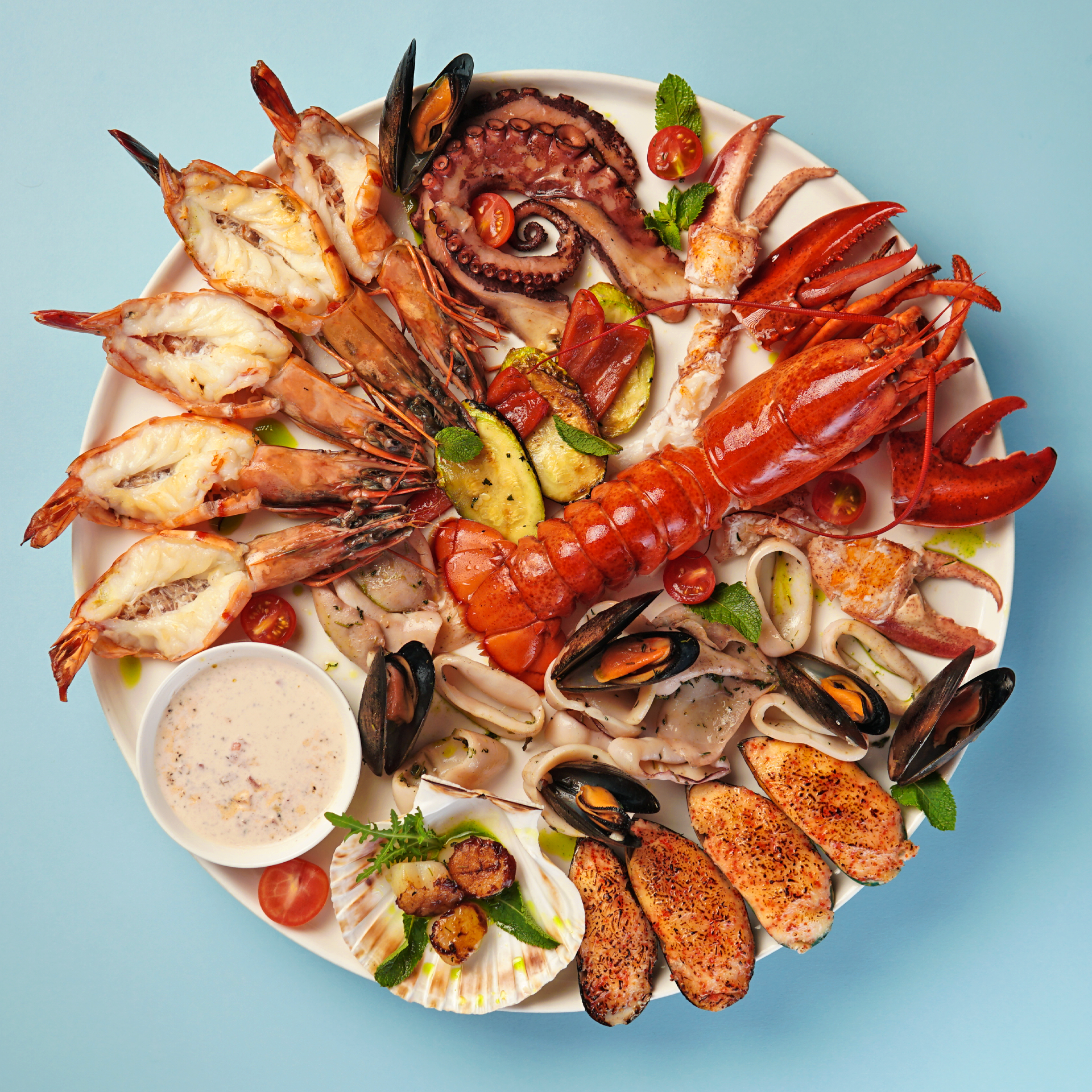 Plateau of seafood with lobster 1,5kg