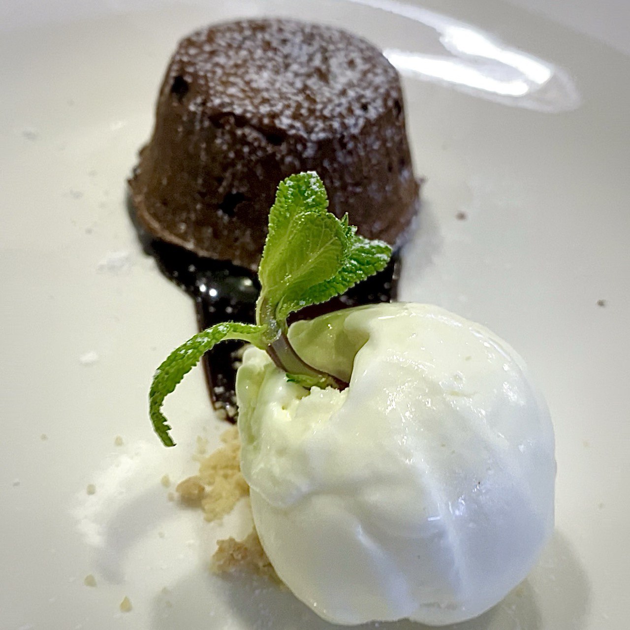 Fondant with ice cream - Image 3