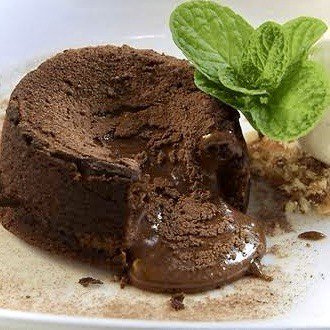 Fondant with ice cream - Image 2