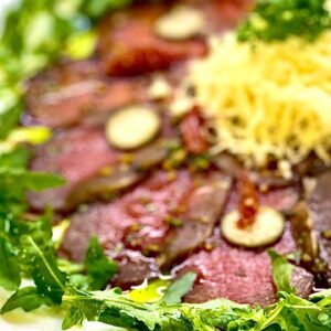 Veal carpaccio