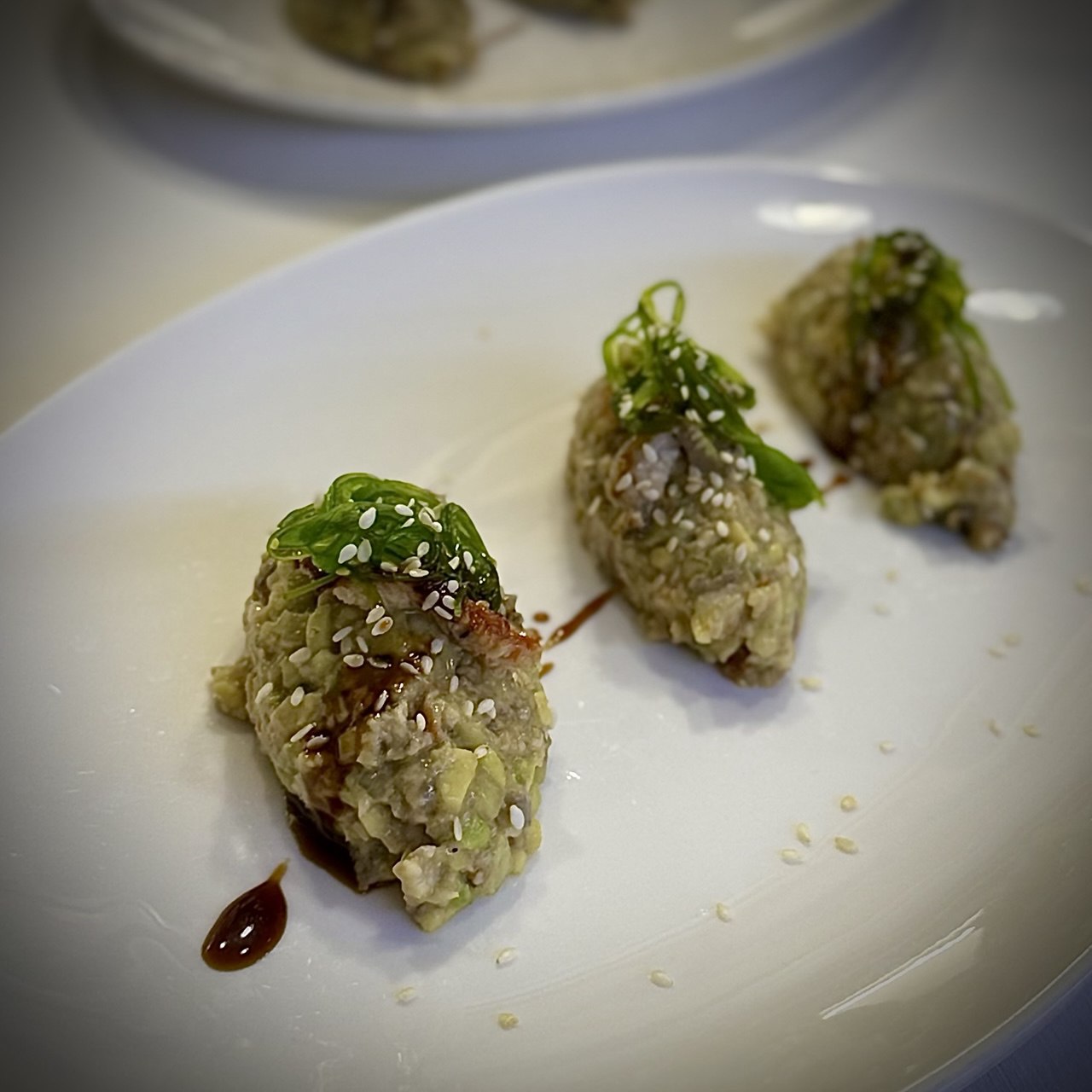 Eel tartare