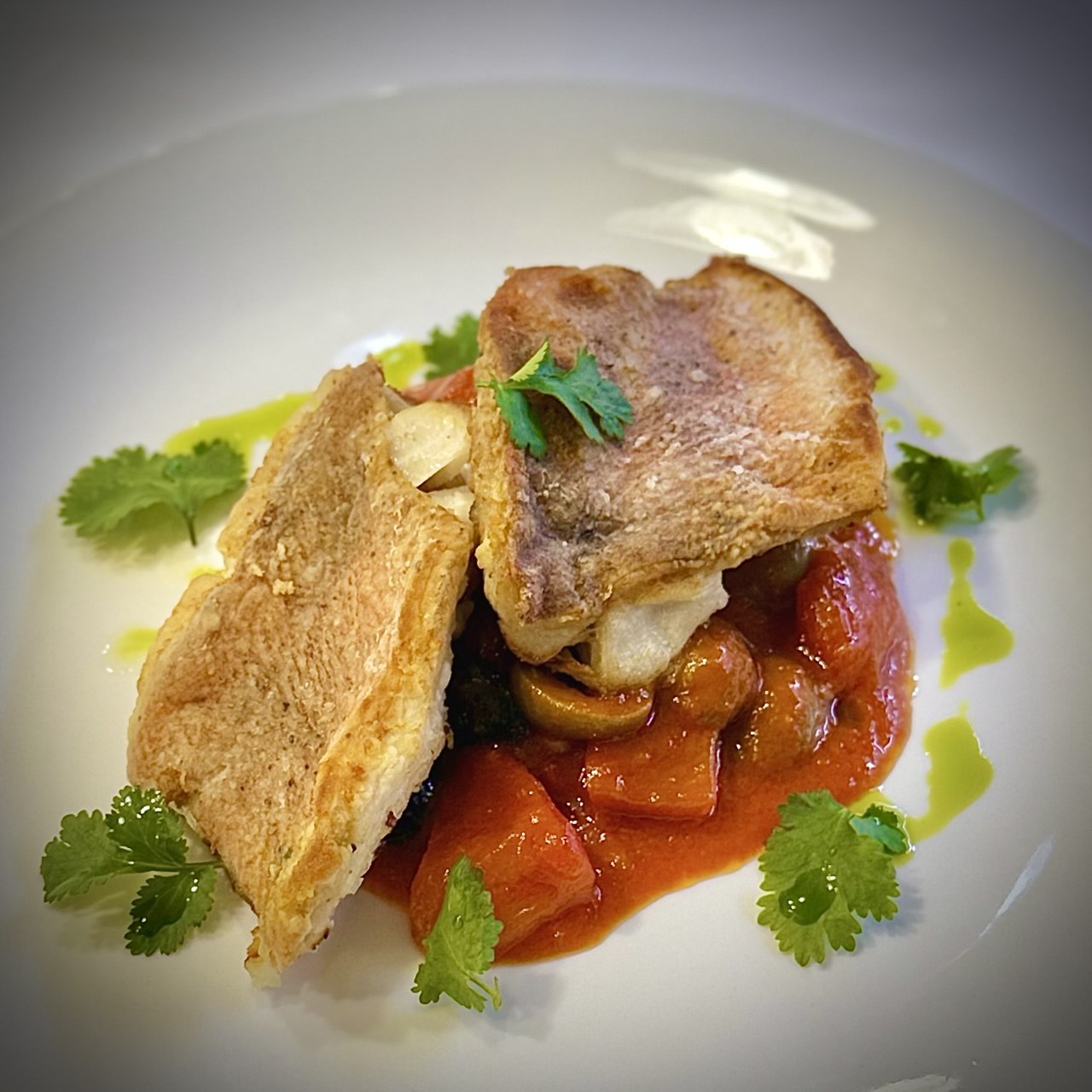 File of red perch